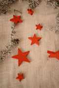 Red Decorative Stars Set