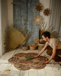 XL Flower Jute Rug - Bruno