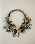 Large Boho Dried Flowers Hoop - Berta