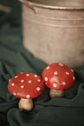 Red Decorative Mushrooms
