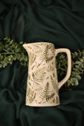 Ceramic jug · Ferns