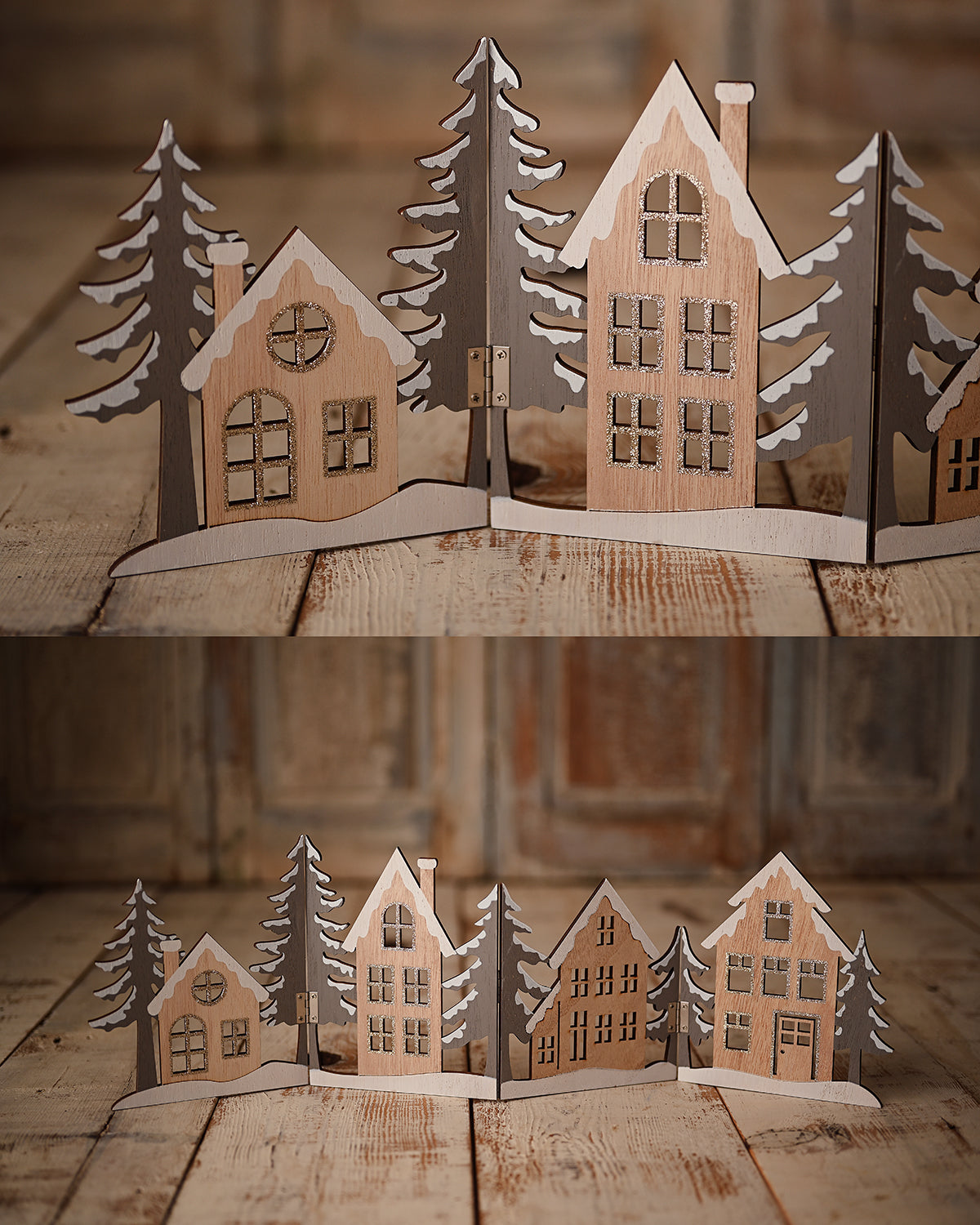 Henka - Decorative wooden houses with trees
