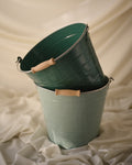 Mint and Turquoise Green Bucket