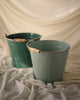 Mint and Turquoise Green Bucket