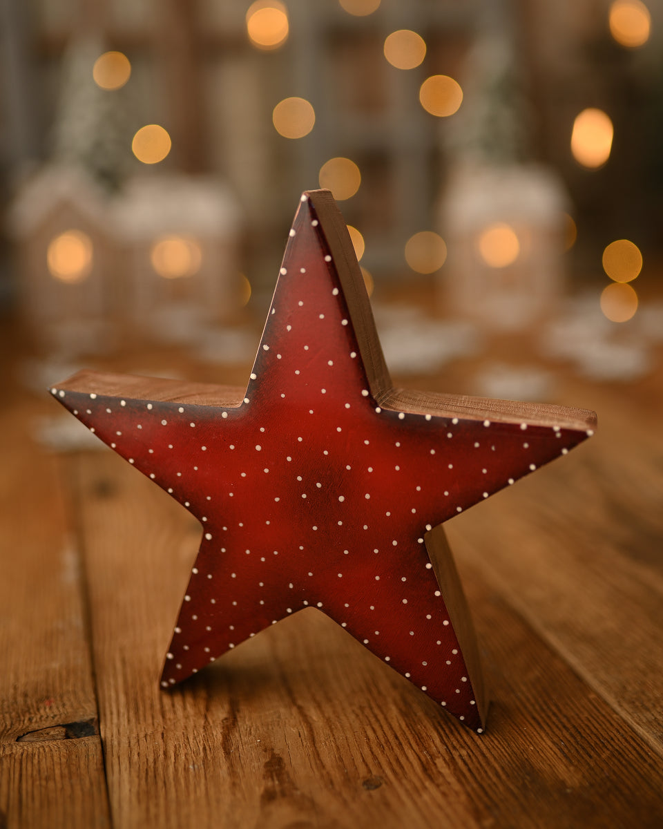 Rustic wooden star