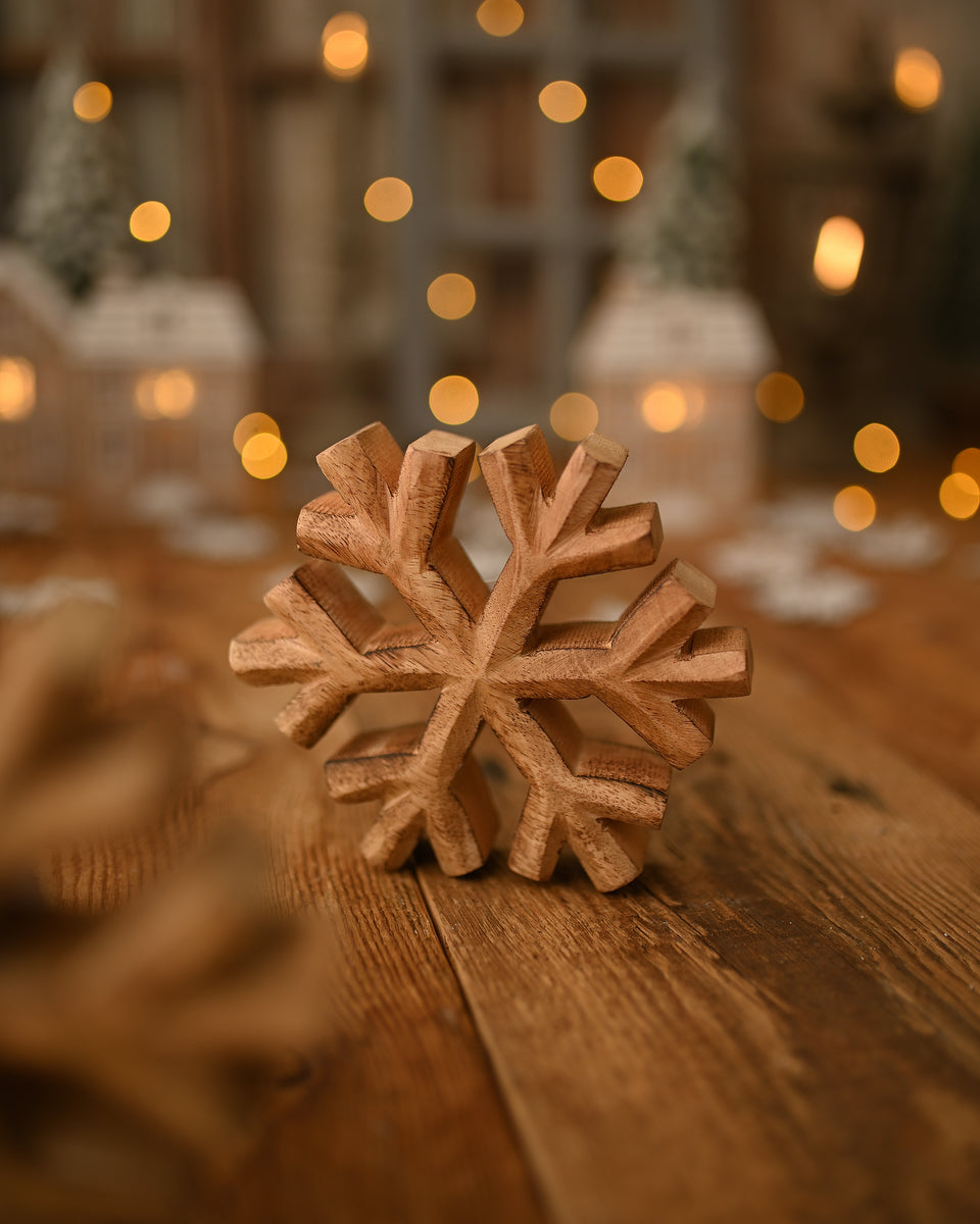 Rustic wooden star