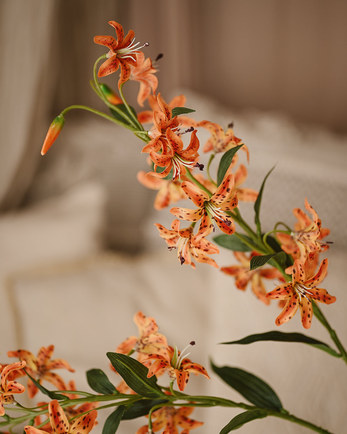 Lili - Orange Artificial Flower