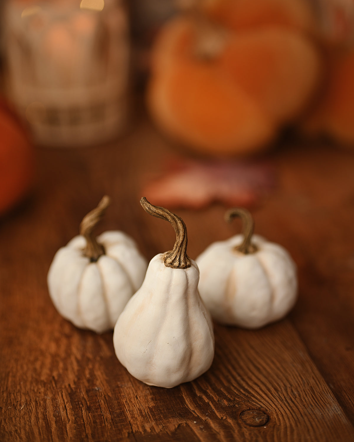 Mini White Pumpkins