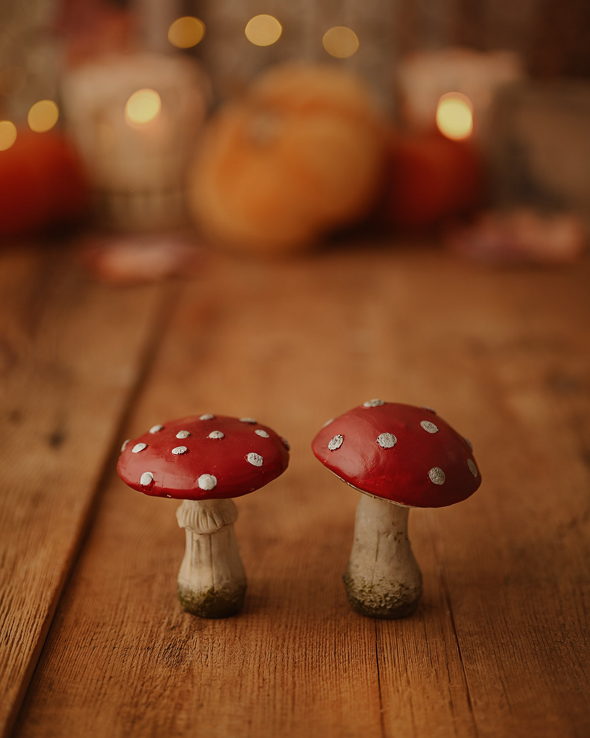 Mini Red Mushrooms - Pack of 2