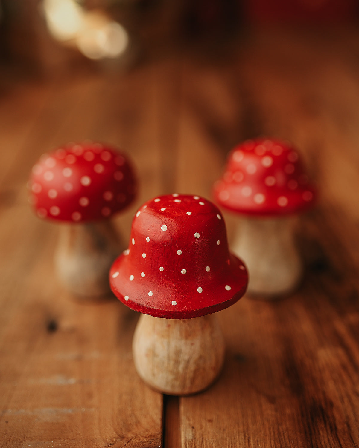 Small mushroom trio