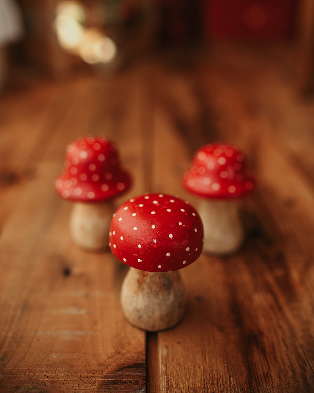 Small mushroom trio