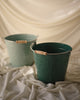 Mint and Turquoise Green Bucket