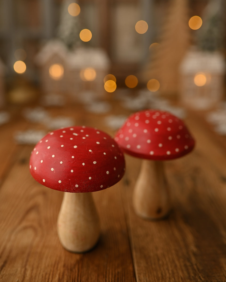 Blas - Dotted wooden mushrooms