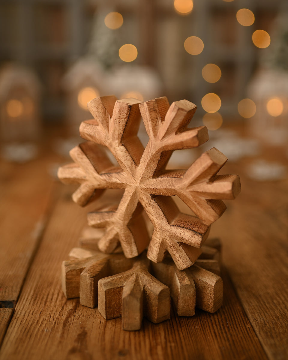 Rustic wooden star