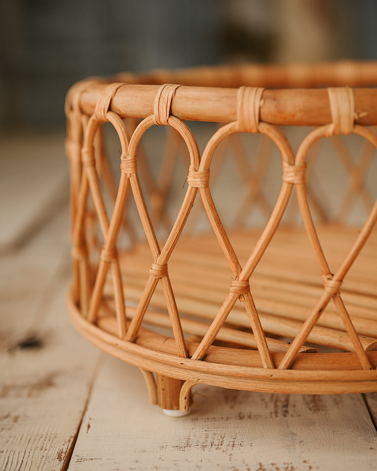Maria - Round Bamboo Basket - M