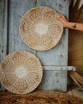 Mateo - Jute Plate - White